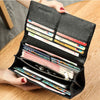 D - Ring Floral RFID Leather Wallet - DOROCHEY