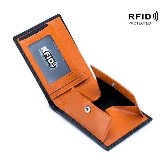 Men’s RFID Carbon Fiber Slim Wallet - DOROCHEY