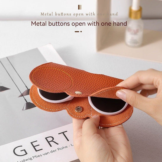 Premium Leather Sunglasses Case - DOROCHEY