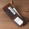 Vintage Crazy Horse Leather Wallet - DOROCHEY
