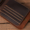 Vintage Crazy Horse Leather Wallet - DOROCHEY