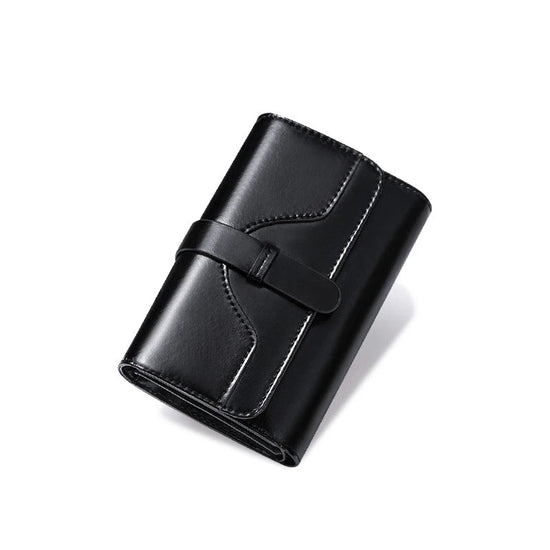 Waxed Leather RFID Wallet - DOROCHEY