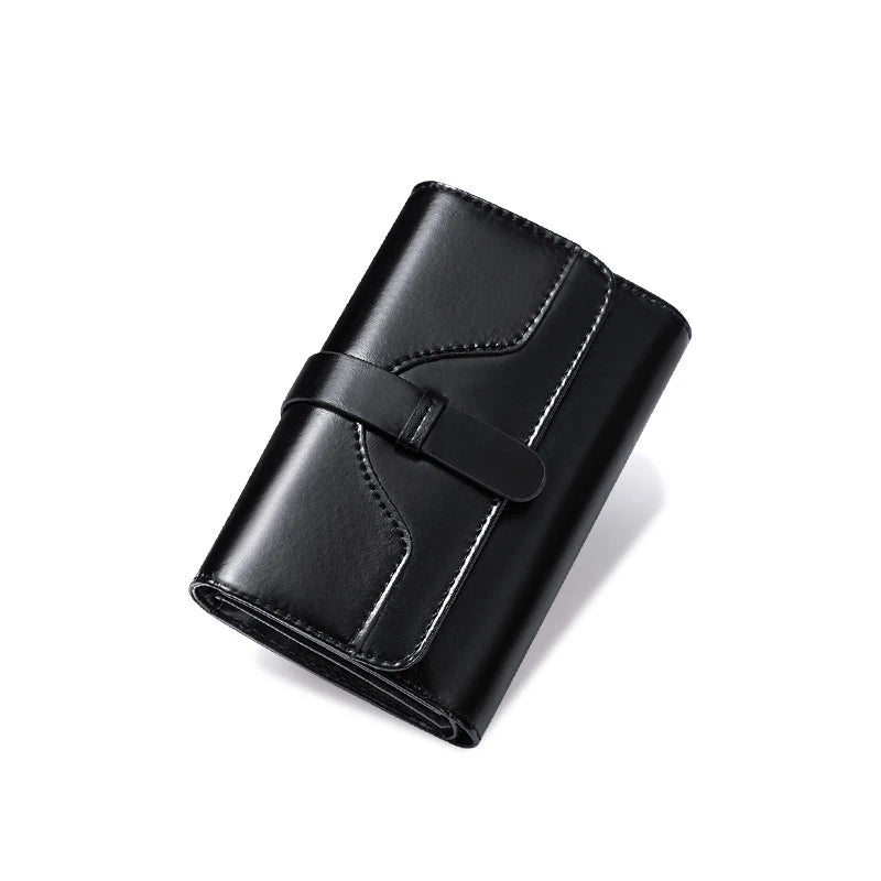 Waxed Leather RFID Wallet - DOROCHEY